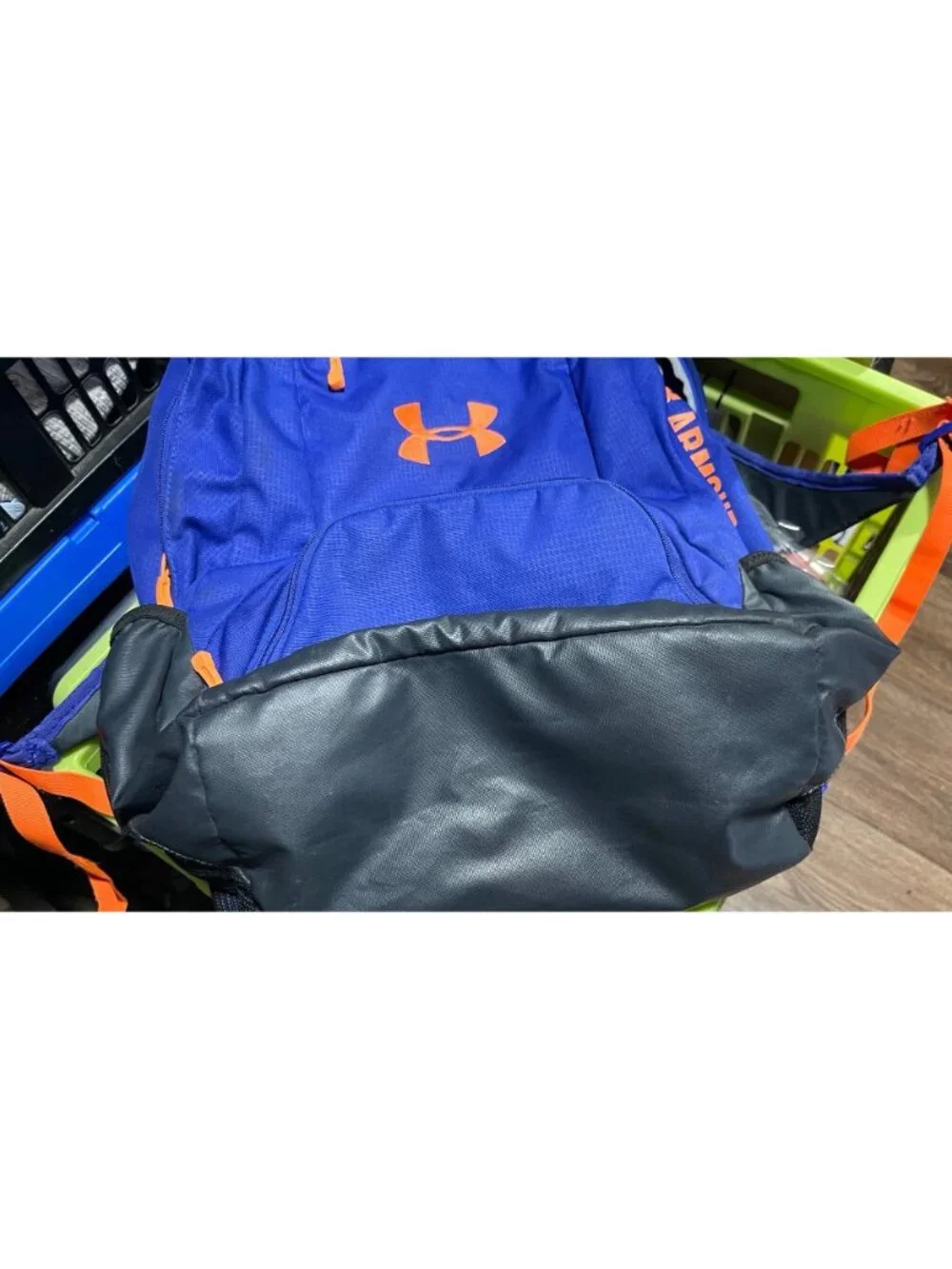 Under Armour Storm Blue & Orange Backpack Multi-Compartment Lightweight Durable